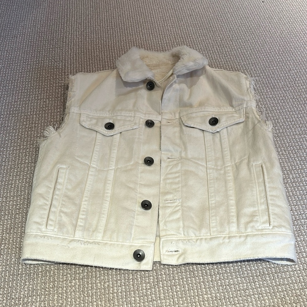 Helmut lang shrunken vest.